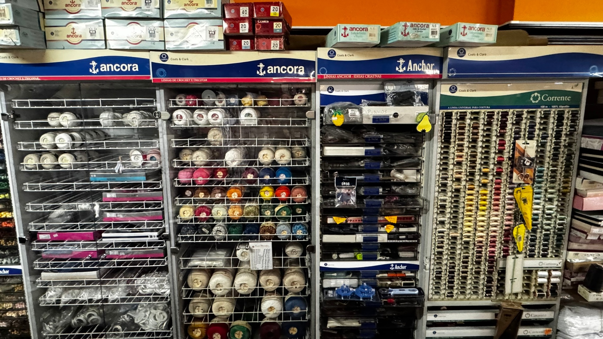 Linhas Âncora de crochet e tricotar